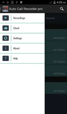 Auto Call Recorder pro android App screenshot 5